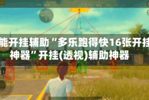 万能开挂辅助“多乐跑得快16张开挂神器”开挂(透视)辅助神器
