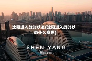 沈阳进入战时状态(沈阳进入战时状态什么意思)