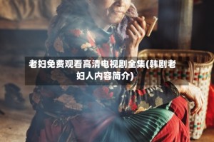 老妇免费观看高清电视剧全集(韩剧老妇人内容简介)