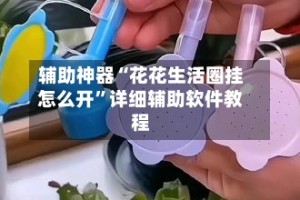 辅助神器“花花生活圈挂怎么开”详细辅助软件教程