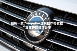 最新一款“wepoker透视挂作弊教程”真实开挂技巧分享