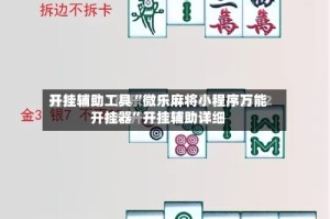 开挂辅助工具“微乐麻将小程序万能开挂器”开挂辅助详细