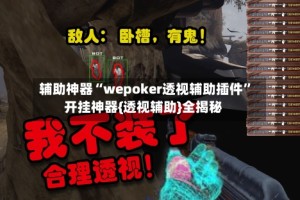 辅助神器“wepoker透视辅助插件”开挂神器{透视辅助}全揭秘