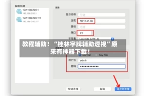 教程辅助！“桂林字牌辅助透视”原来有神器下载！