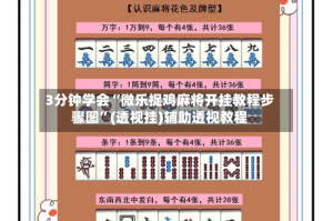 3分钟学会“微乐捉鸡麻将开挂教程步骤图”(透视挂)辅助透视教程