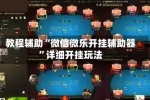 教程辅助“微信微乐开挂辅助器”详细开挂玩法