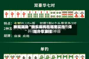 教程辅助“微乐麻将在哪里买挂”详细分享装挂