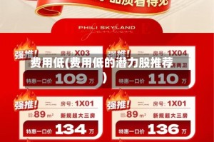 费用低(费用低的潜力股推荐)