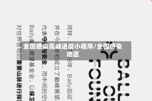 全国感染高峰进度小程序/全国感染地区