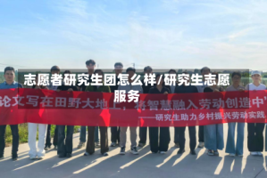 志愿者研究生团怎么样/研究生志愿服务