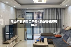 乐山市精装修二手房/乐山精装房新楼盘