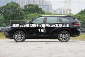 丰田suv车型图片(丰田suv车型大全7座)
