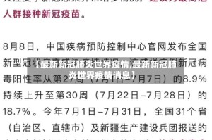 【最新新冠肺炎世界疫情,最新新冠肺炎世界疫情消息】