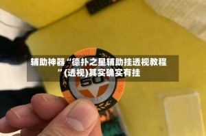 辅助神器“德扑之星辅助挂透视教程”(透视)其实确实有挂