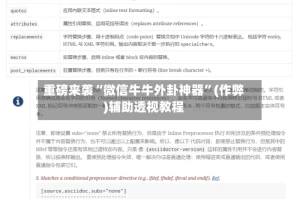 重磅来袭“微信牛牛外卦神器”(作弊)辅助透视教程