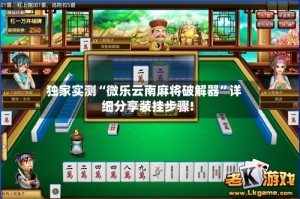独家实测“微乐云南麻将破解器”详细分享装挂步骤!