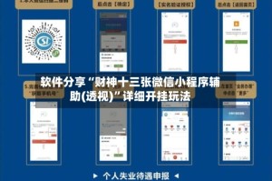 软件分享“财神十三张微信小程序辅助(透视)”详细开挂玩法