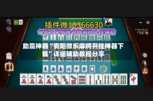 助赢神器“贵阳微乐麻将开挂神器下载”详细辅助教程分享