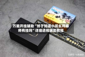万能开挂辅助“终于知道小闲幺鸡麻将有挂吗”详细透视辅助教程