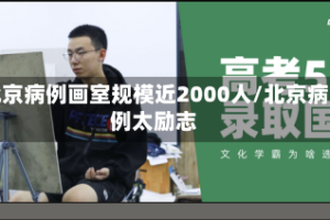 北京病例画室规模近2000人/北京病例太励志
