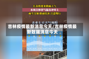 吉林疫情最新消息今天/吉林疫情最新数据消息今天