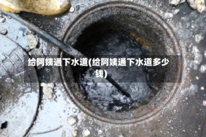 给阿姨通下水道(给阿姨通下水道多少钱)