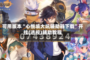 可用版本“心悦填大坑辅助器下载”开挂(透视)辅助教程
