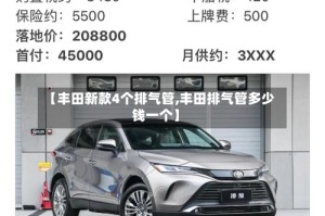 【丰田新款4个排气管,丰田排气管多少钱一个】