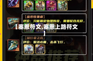 【塞恩符文,塞恩上路符文】