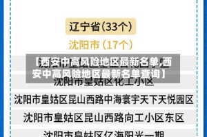 【西安中高风险地区最新名单,西安中高风险地区最新名单查询】