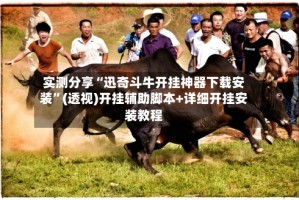实测分享“迅奇斗牛开挂神器下载安装”(透视)开挂辅助脚本+详细开挂安装教程