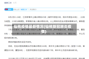 仙桃疫情最新情况(仙桃新冠肺炎疫情)