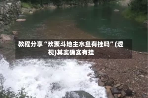 教程分享“欢聚斗地主水鱼有挂吗”(透视)其实确实有挂