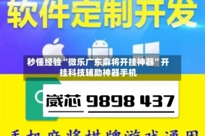 秒懂经验“微乐广东麻将开挂神器”开挂科技辅助神器手机