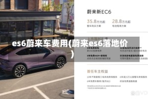 es6蔚来车费用(蔚来es6落地价)