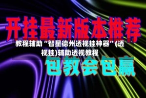 教程辅助“智星德州透视挂神器”(透视挂)辅助透视教程