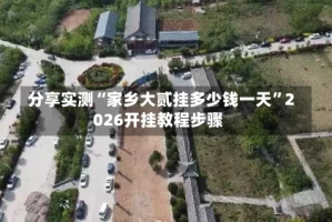 分享实测“家乡大贰挂多少钱一天”2026开挂教程步骤