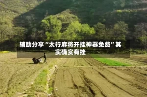 辅助分享“太行麻将开挂神器免费”其实确实有挂