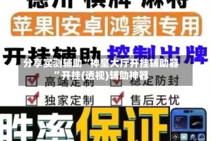 分享实测辅助“神皇大厅开挂辅助器”开挂(透视)辅助神器
