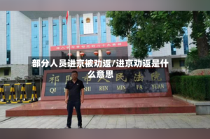 部分人员进京被劝返/进京劝返是什么意思