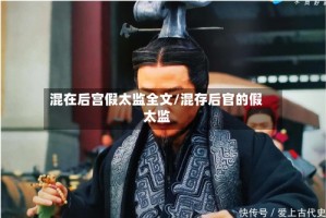 混在后宫假太监全文/混存后官的假太监