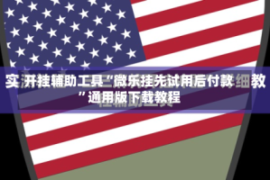 开挂辅助工具“微乐挂先试用后付款”通用版下载教程