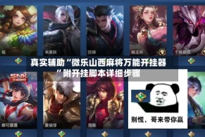 真实辅助“微乐山西麻将万能开挂器”附开挂脚本详细步骤