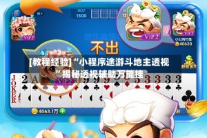 [教程经验]“小程序途游斗地主透视”揭秘透视辅助万能挂