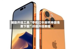 辅助开挂工具“手机红中麻将神器免费下载”详细开挂教程
