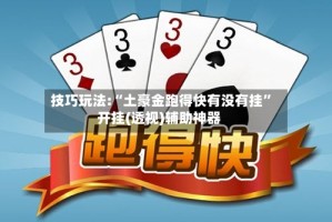 技巧玩法:“土豪金跑得快有没有挂”开挂(透视)辅助神器