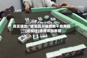 真实辅助“微乐四川麻将能不能用挂”(透视挂)透视详细教程