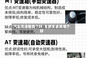 汽车变速箱哪个好/车辆变速箱哪个好