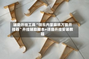 辅助开挂工具“微乐内蒙麻将万能开挂器”开挂辅助脚本+详细开挂安装教程