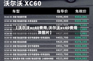 【沃尔沃xc40费用,沃尔沃xc40费用及图片】